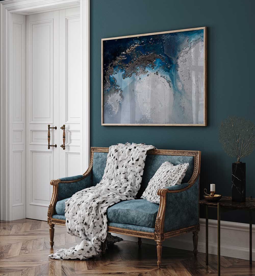 Transform your space with the ABSTRACT COASTAL - LIBERATION art piece, capturing serene coastal beauty.