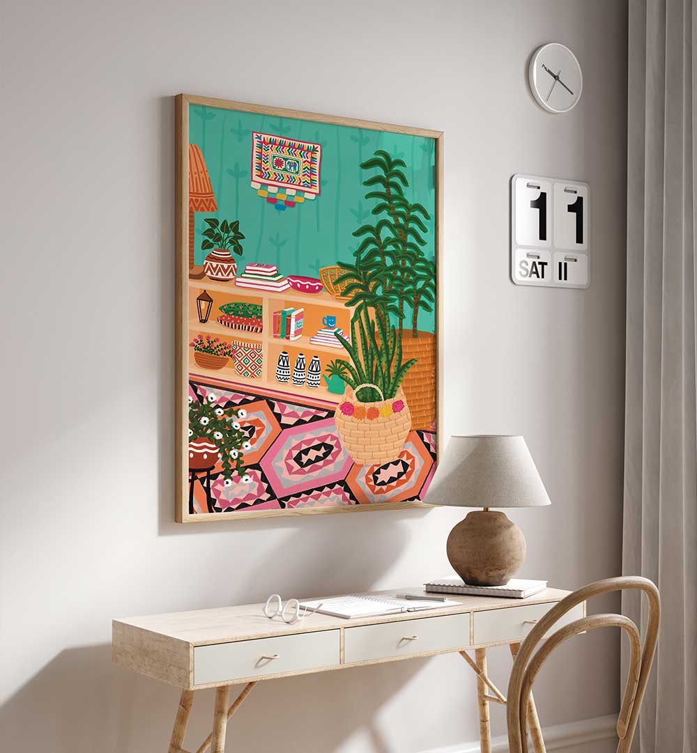 COZY SPACE , BOHO ART PAINTINGS