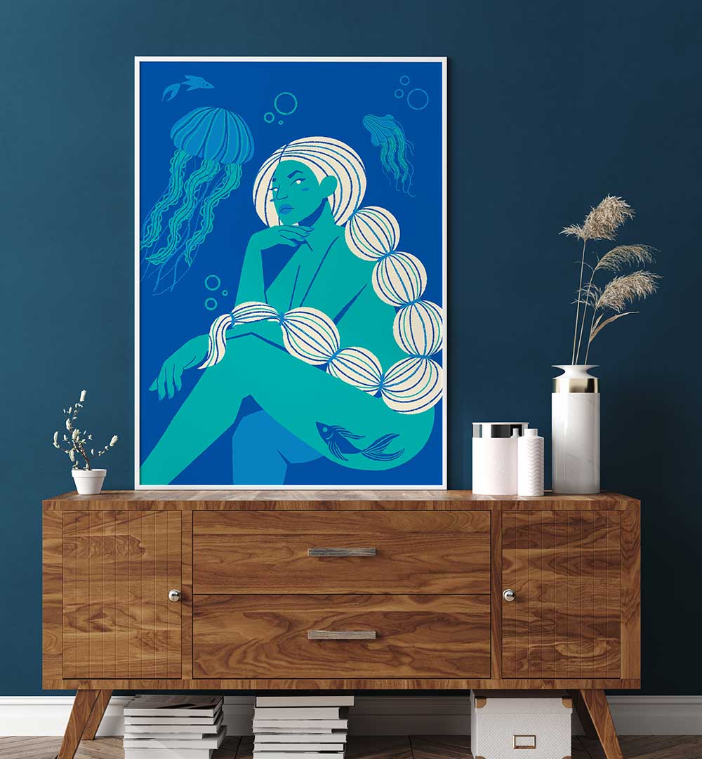 BENEATH THE SURFACE , PORTRAITS & FIGURATIVE ILLUSTRATIONS