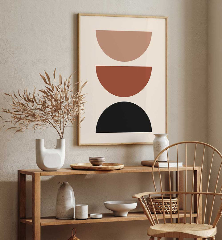 BAUHAUS BOHO BLACK II , BOHO ART PAINTINGS