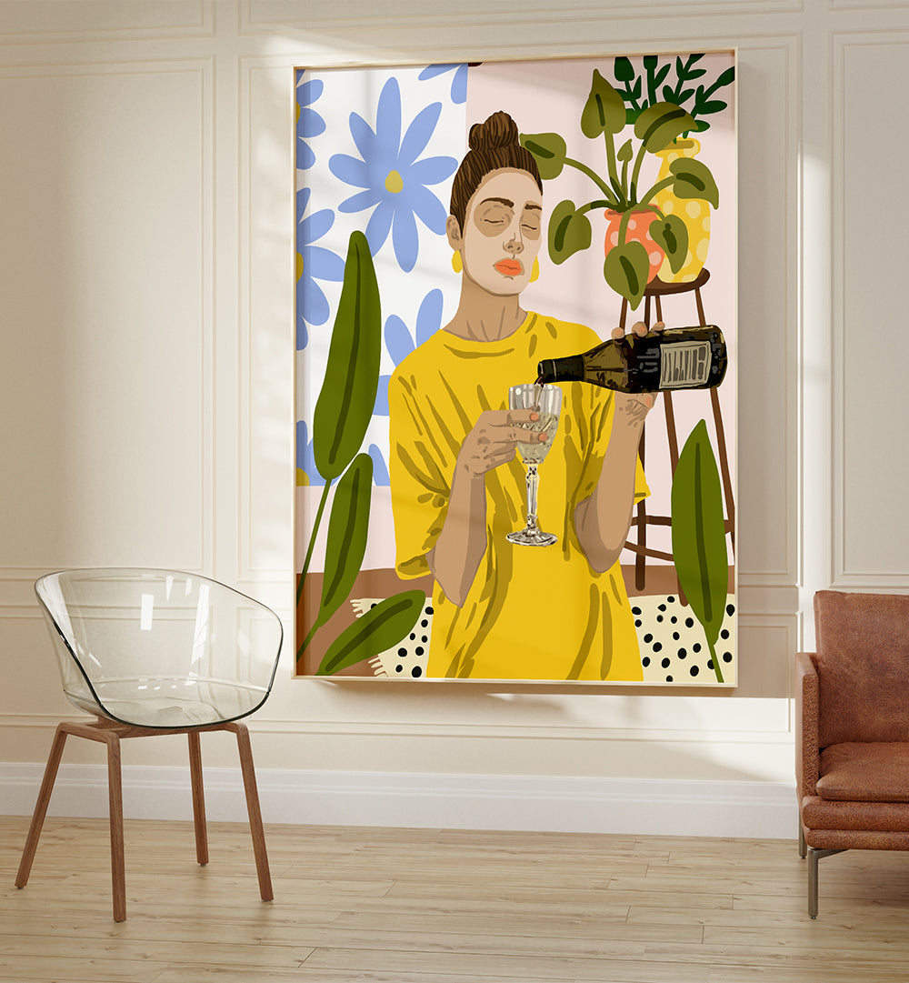 WOMAN IN A YELLOW , FASHION POSTERS