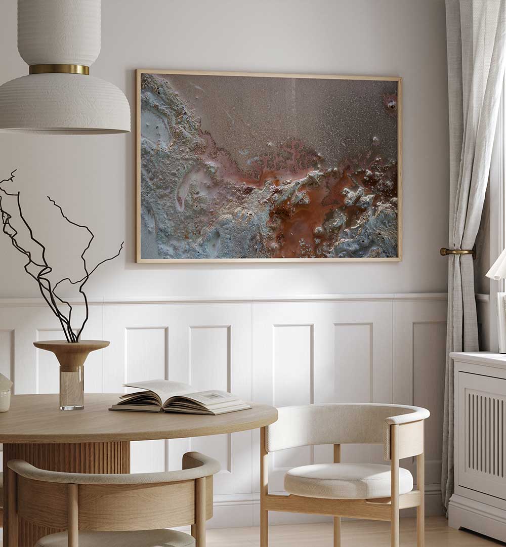 Transform your space with RESILIENCE, ABSTRACT PAINTINGS, showcasing modern artistry in a stylish setting.