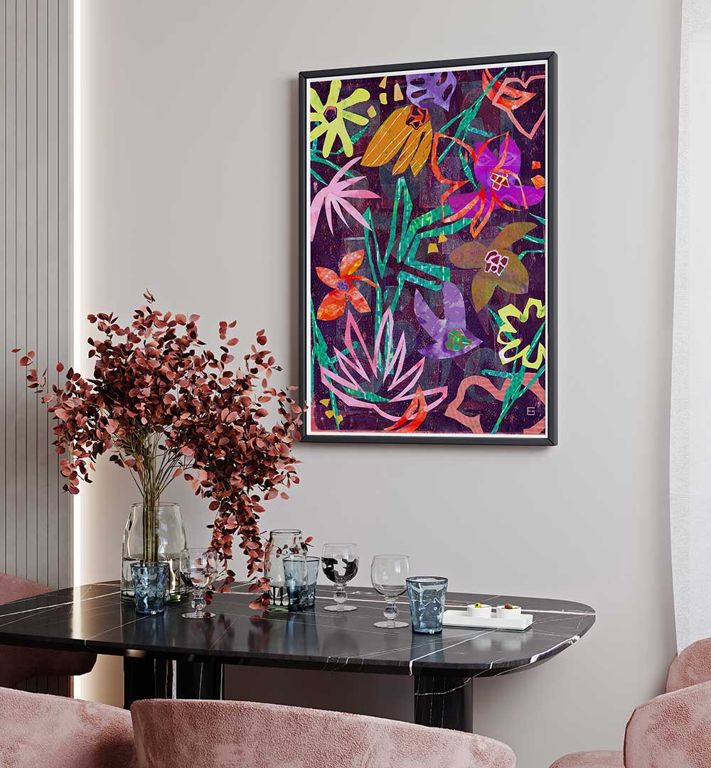 BOLD BOTANIC , ABSTRACT PAINTINGS