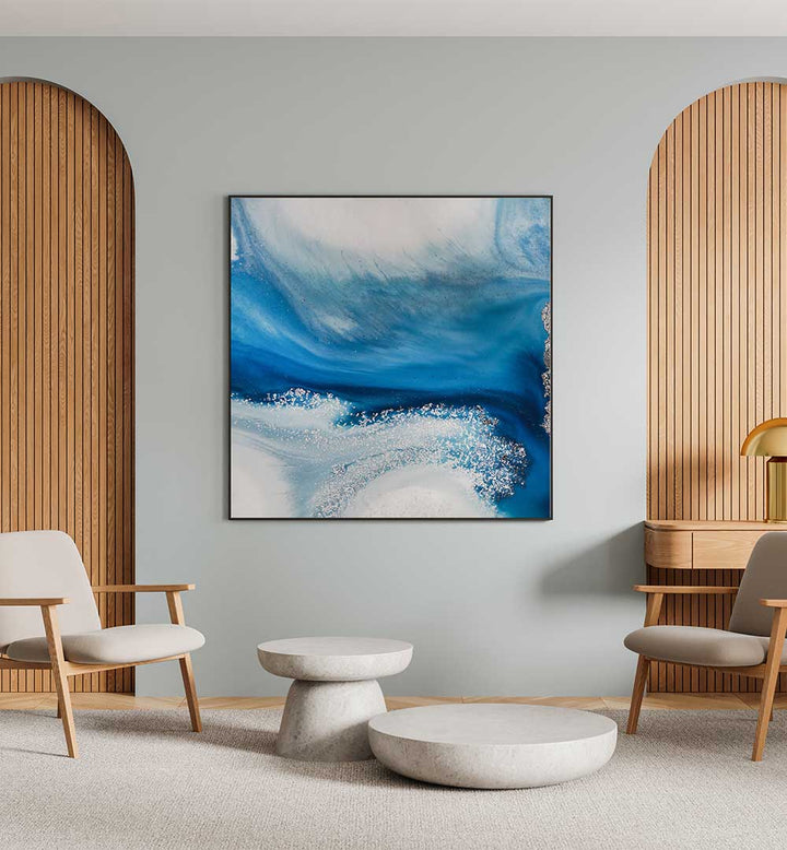 Stunning SHALLOW SEAS, ABSTRACT PAINTINGS enhance any space with captivating colors and imaginative design.
