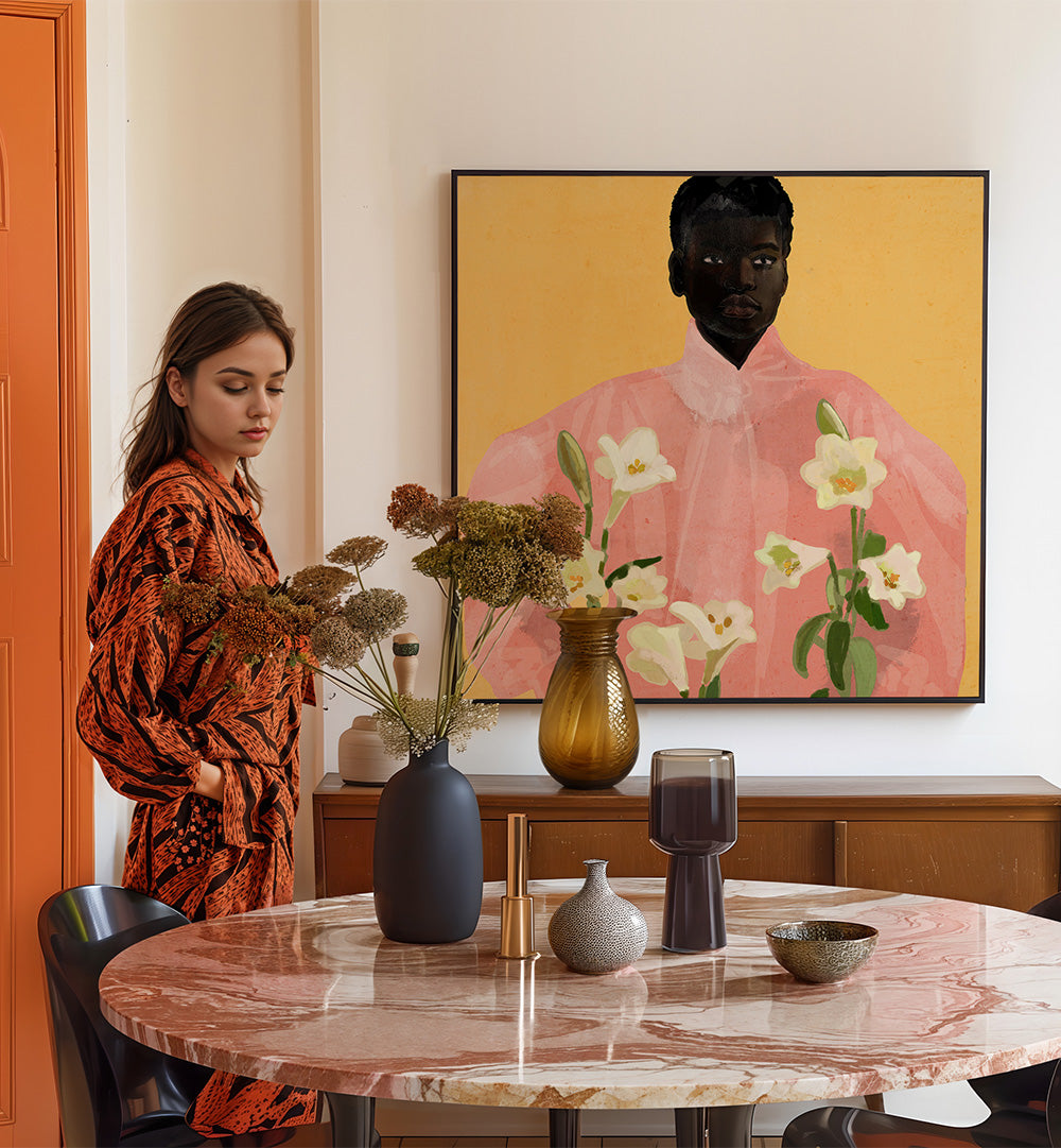 BLOSSOM SERENITY , PORTRAITS & FIGURATIVE ILLUSTRATIONS