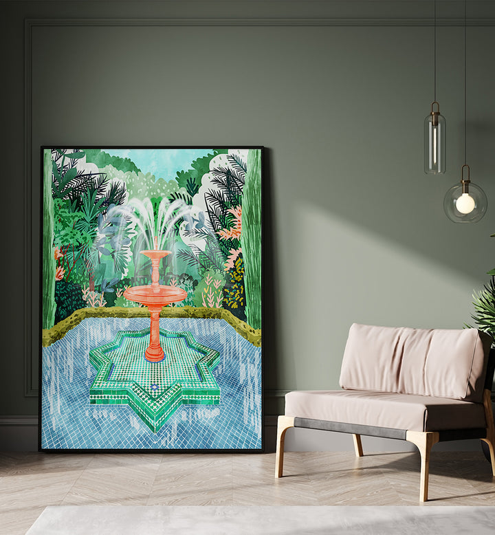 THE FOUNTAIN OF LIFE , LANDSCAPE PAINTINGS