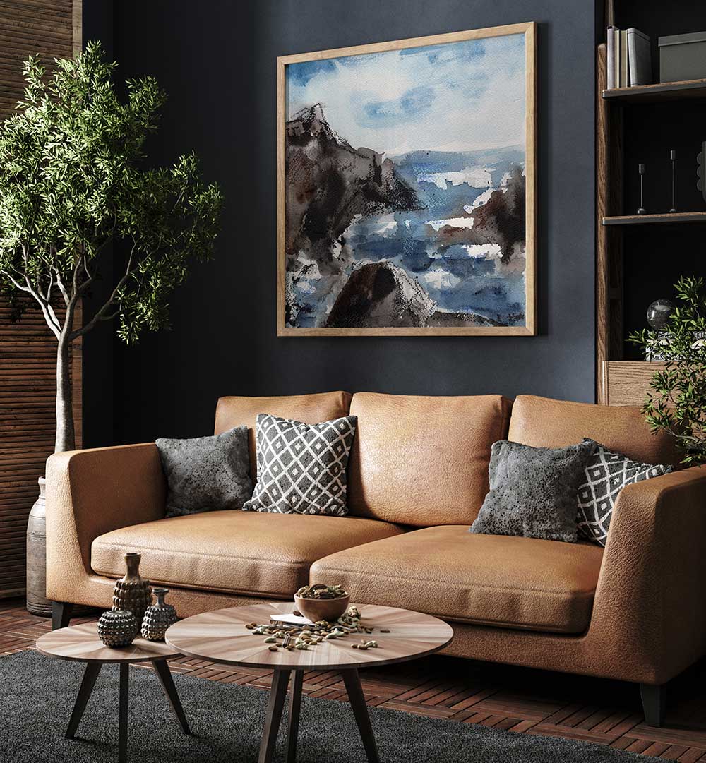 WINTER SEA , LANDSCAPE PAINTINGS