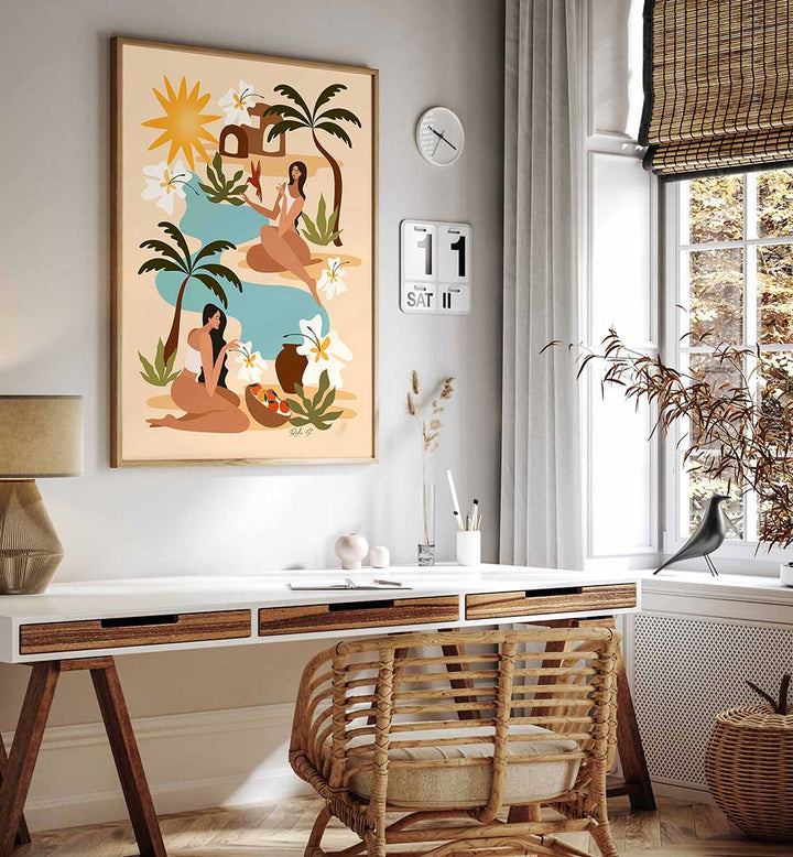 ISLAND SERENITY , BEACH PAINTINGS