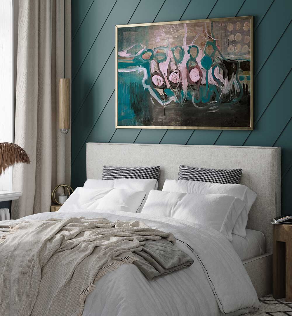 DEEP WOODS , ABSTRACT PAINTINGS