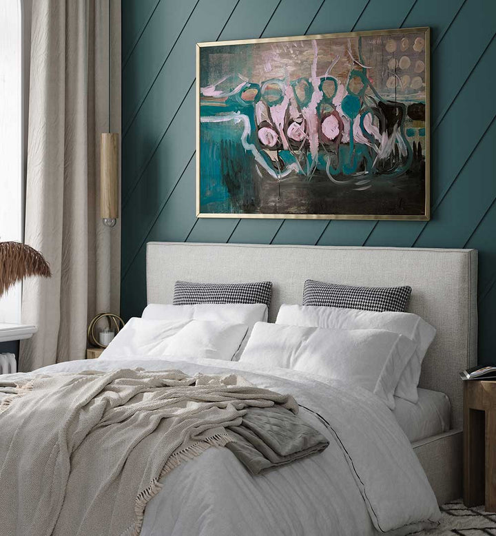 DEEP WOODS , ABSTRACT PAINTINGS