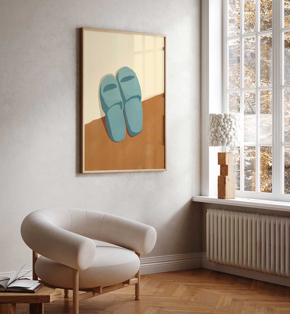 BLUE SLIPPERS , FASHION POSTERS