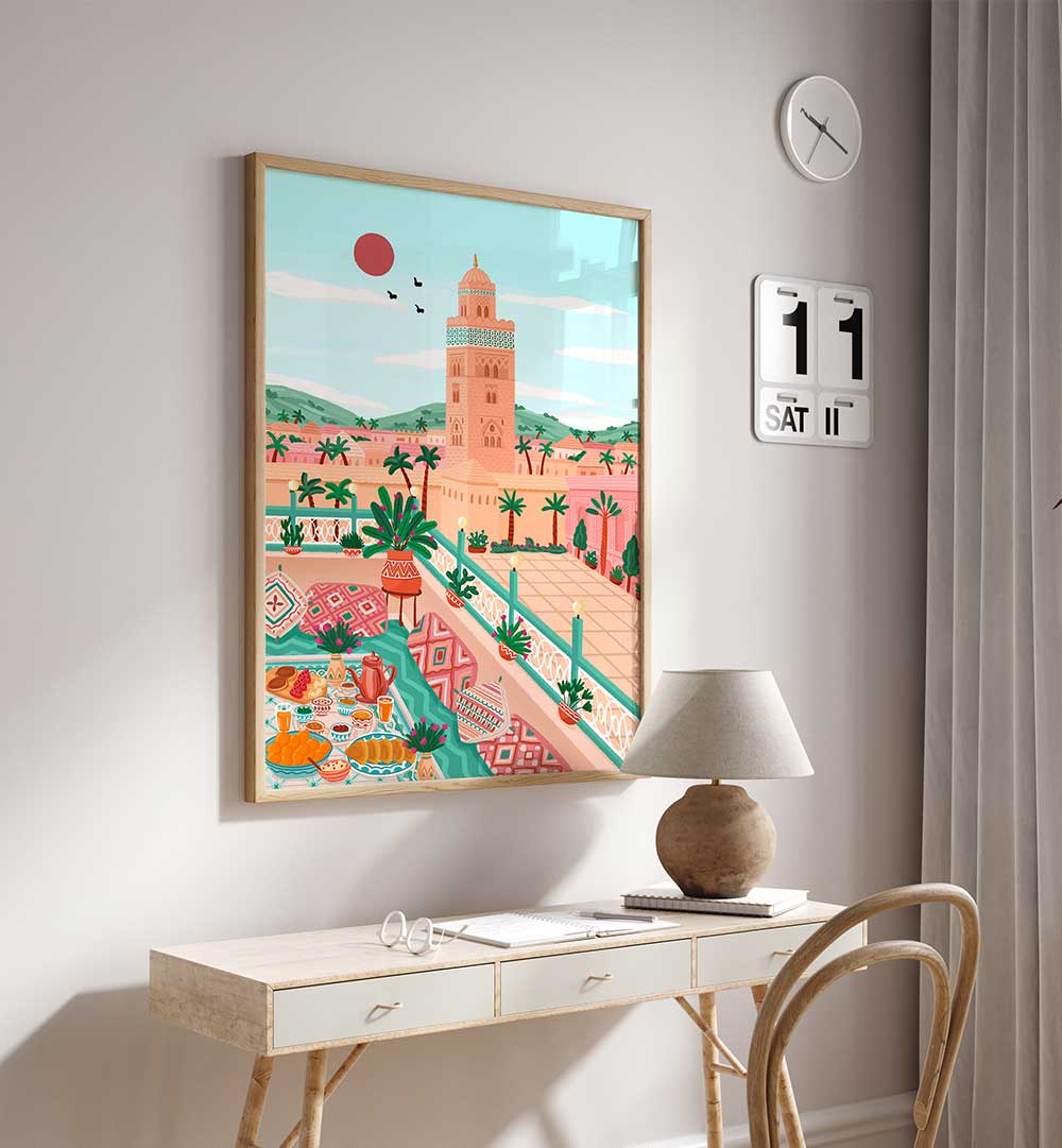 MOROCCAN MORNING BLISS , TRAVEL POSTERS