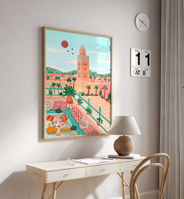MOROCCAN MORNING BLISS , TRAVEL POSTERS