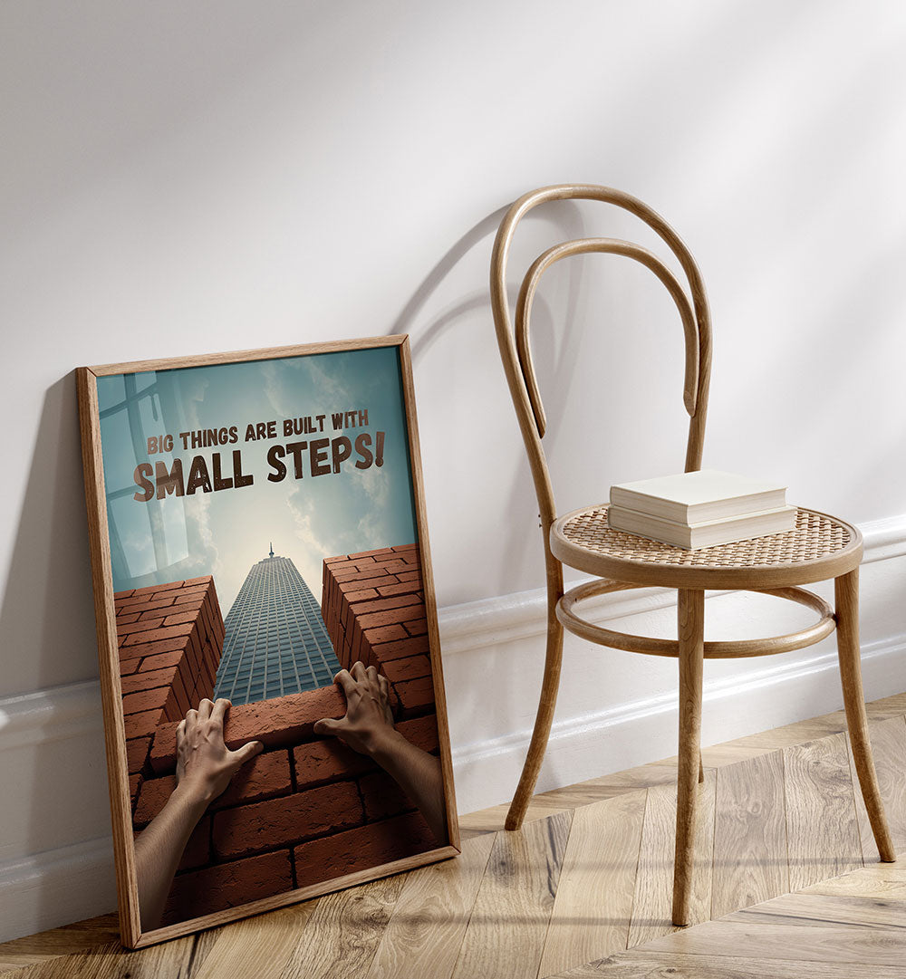 SMALL STEPS II , QUOTES & TYPOGRAPHY POSTERS