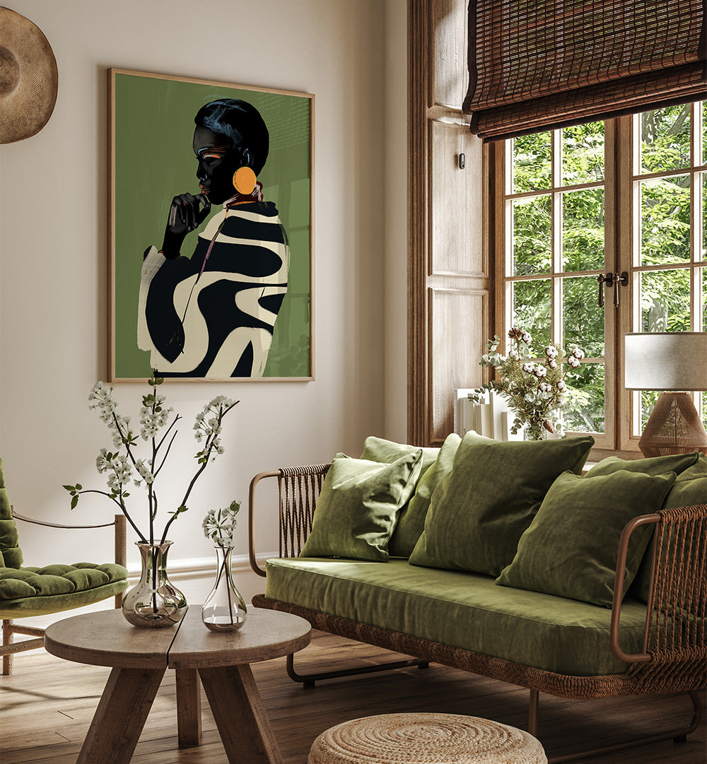 BOLD CONTEMPLATION , PORTRAITS & FIGURATIVE ILLUSTRATIONS