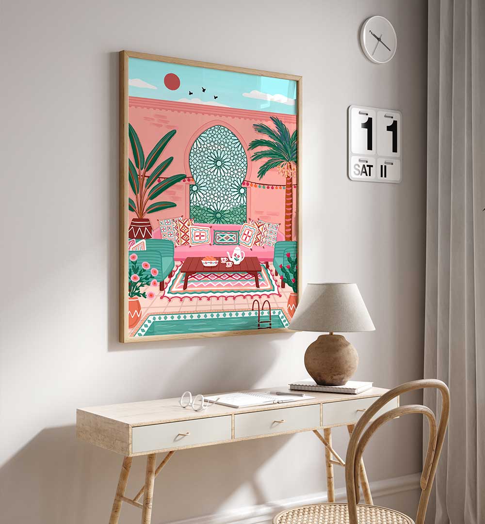 MOROCCO HOTEL , TRAVEL POSTERS