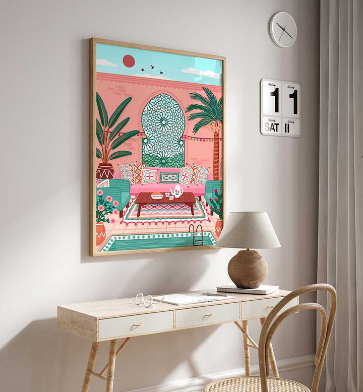 MOROCCO HOTEL , TRAVEL POSTERS
