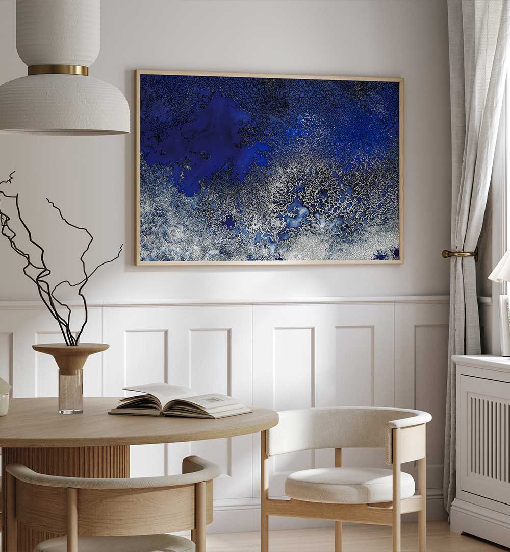 Vibrant SUNLIT REEF, ABSTRACT PAINTINGS brighten any room with dynamic colors and shapes, enhancing your decor.