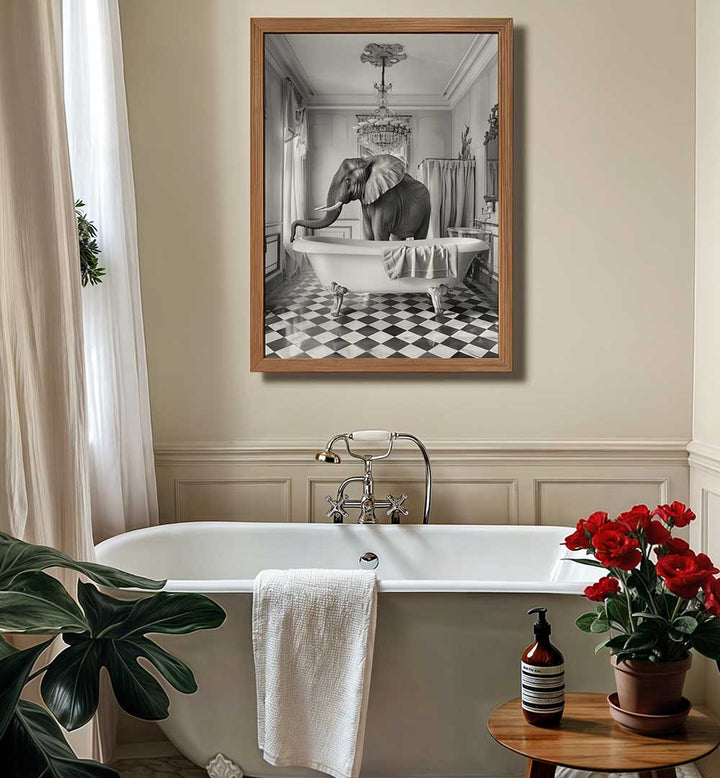 A BATHROOM OCCUPIED , BATHROOM ART PRINTS