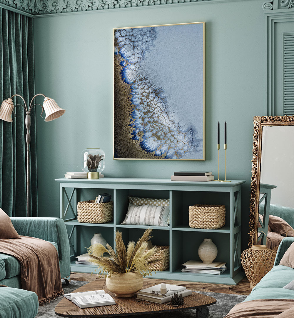 Transform your space with GILDED RHYTHMS, ABSTRACT PAINTINGS featuring captivating colors and intricate patterns.