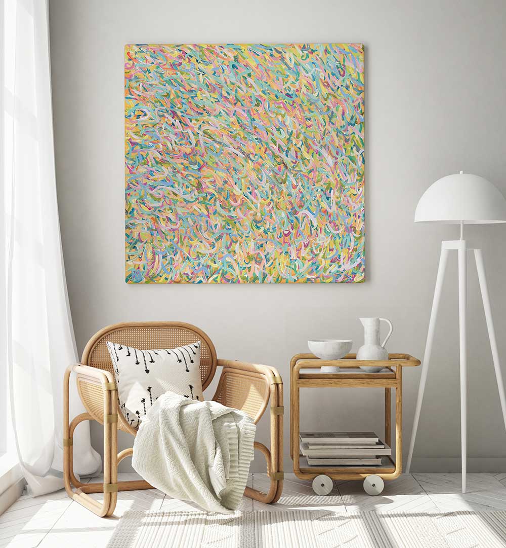 SUNSHINE MOLECULES , ABSTRACT PAINTINGS