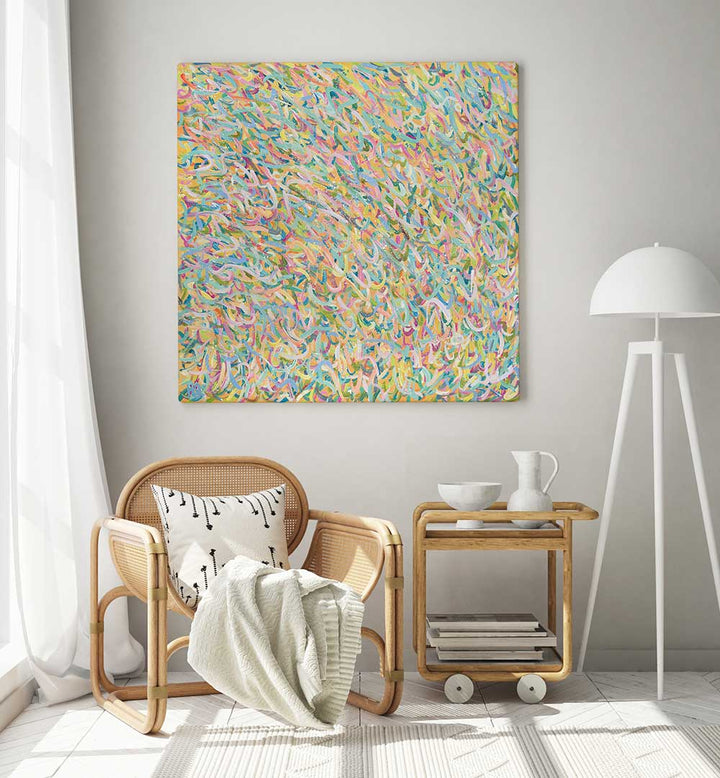 SUNSHINE MOLECULES , ABSTRACT PAINTINGS