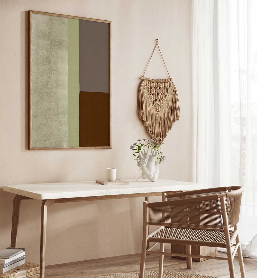 EARTHY ABSTRACTIONS II , ABSTRACT PAINTINGS