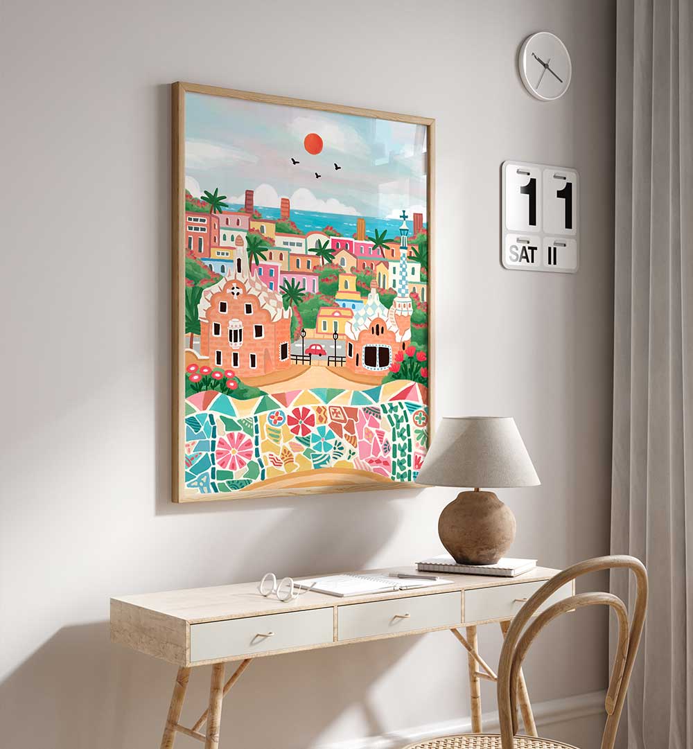 COLORFUL COASTAL DREAM , TRAVEL POSTERS