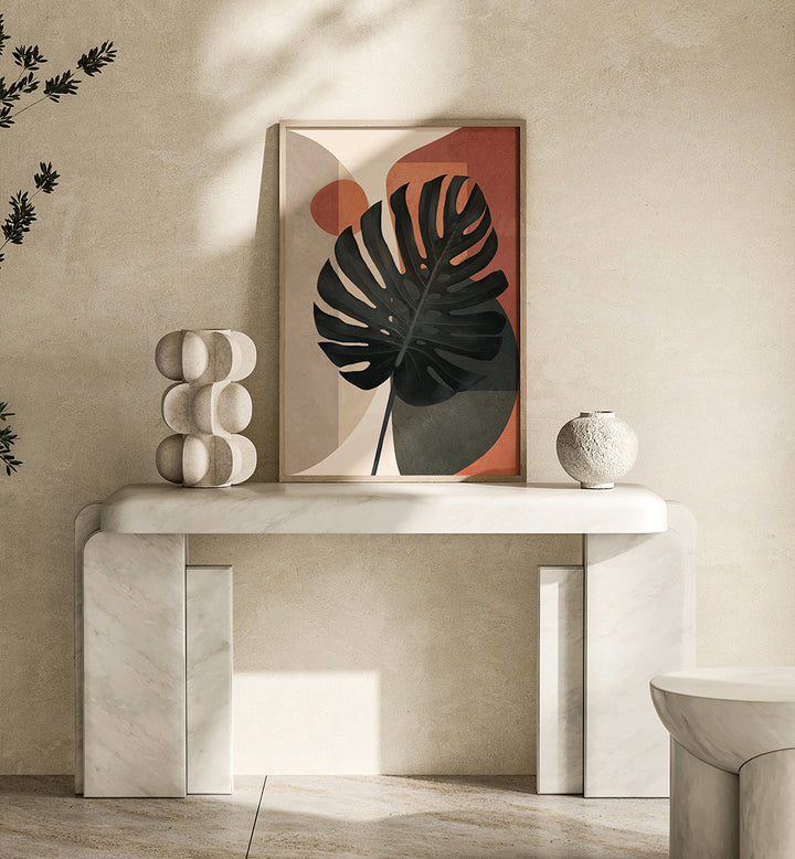 TROPICAL SILHOUETTES , BOHO ART PAINTINGS