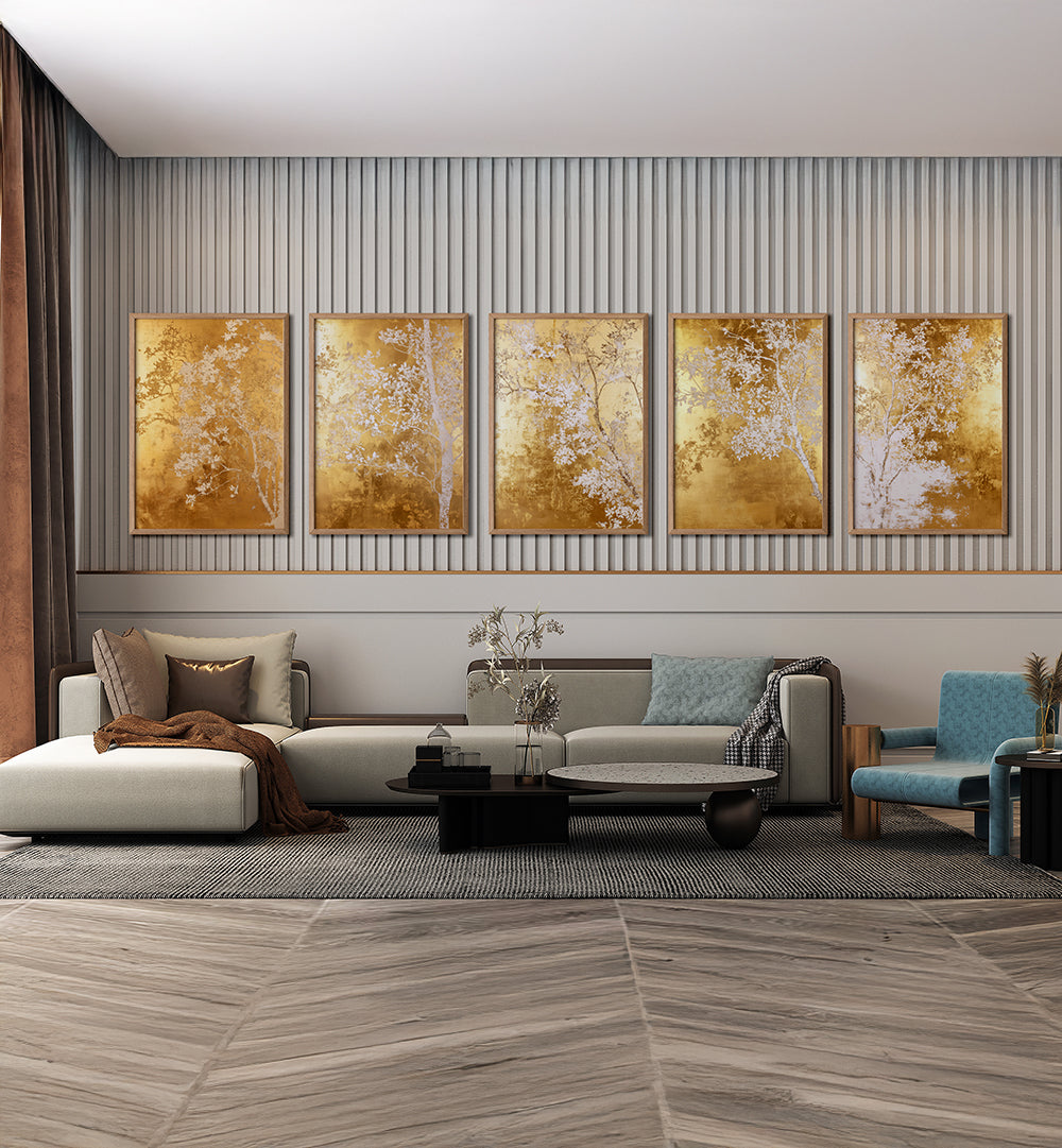 GOLDEN SERENITY GALLERY WALL , GALLERY WALLS & SETS