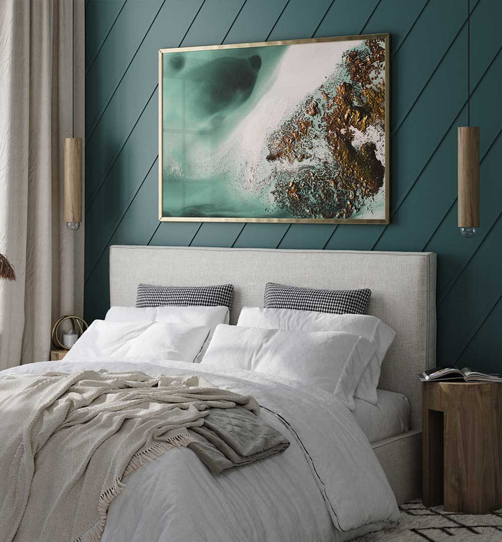 Transform your space with COASTAL - ON THE ROCKS, ABSTRACT PAINTINGS, featuring vibrant hues and intricate designs.