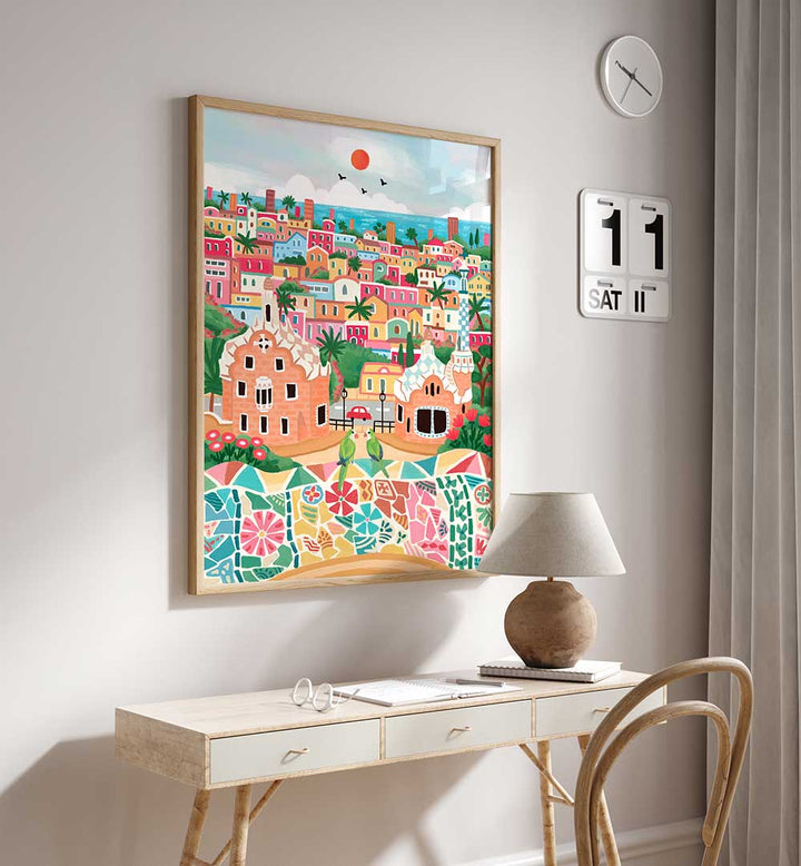 BARCELONA , TRAVEL POSTERS