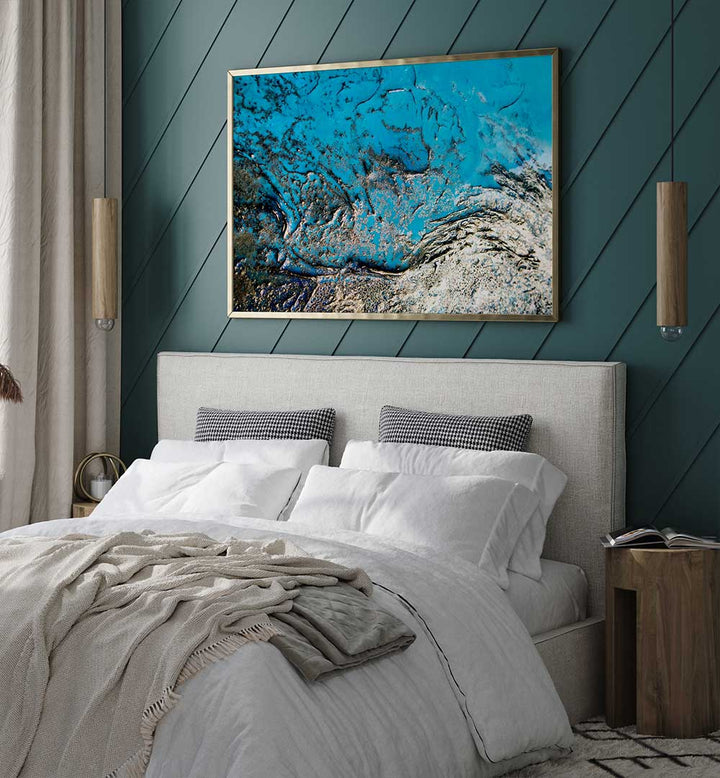 Vibrant SEA AND SKY, ABSTRACT PAINTINGS enhance your space with captivating colors and emotional depth.