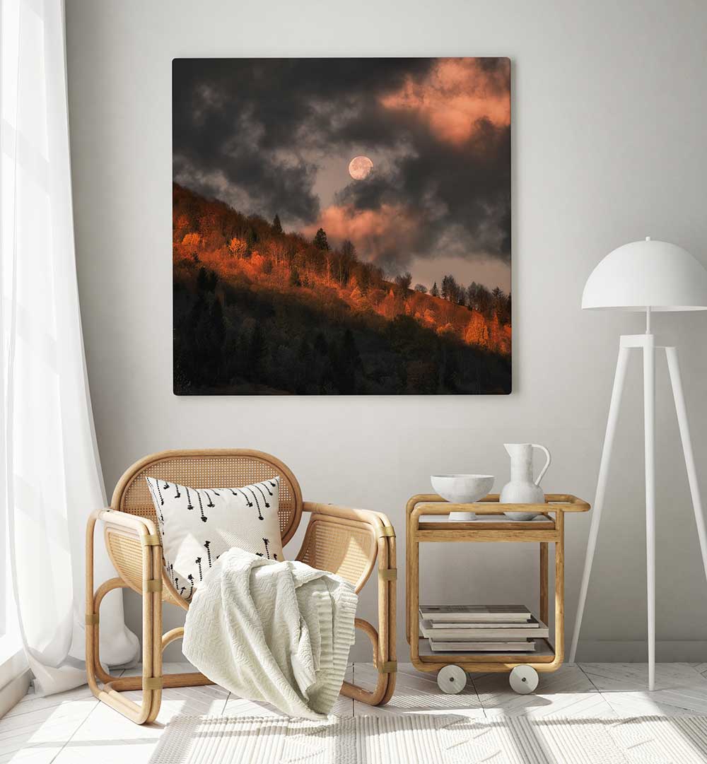 MOON DOESN'T WANT TO GO , LANDSCAPE PHOTOGRAPHY