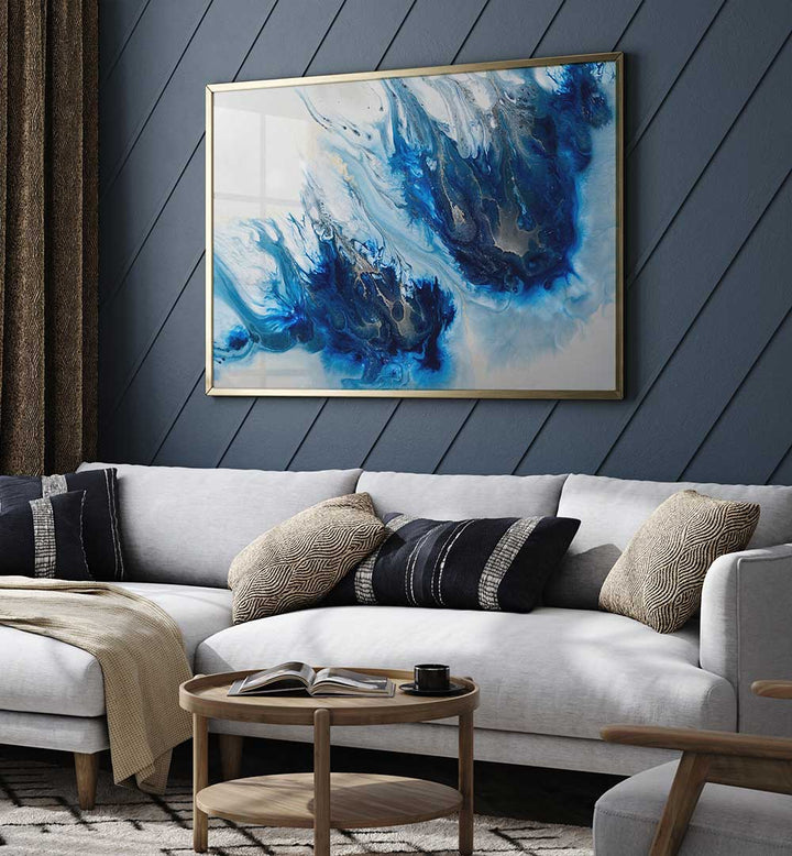 Vibrant abstract art from the POPULAR - VIBRANCE, ABSTRACT PAINTINGS collection enhances modern living spaces beautifully.