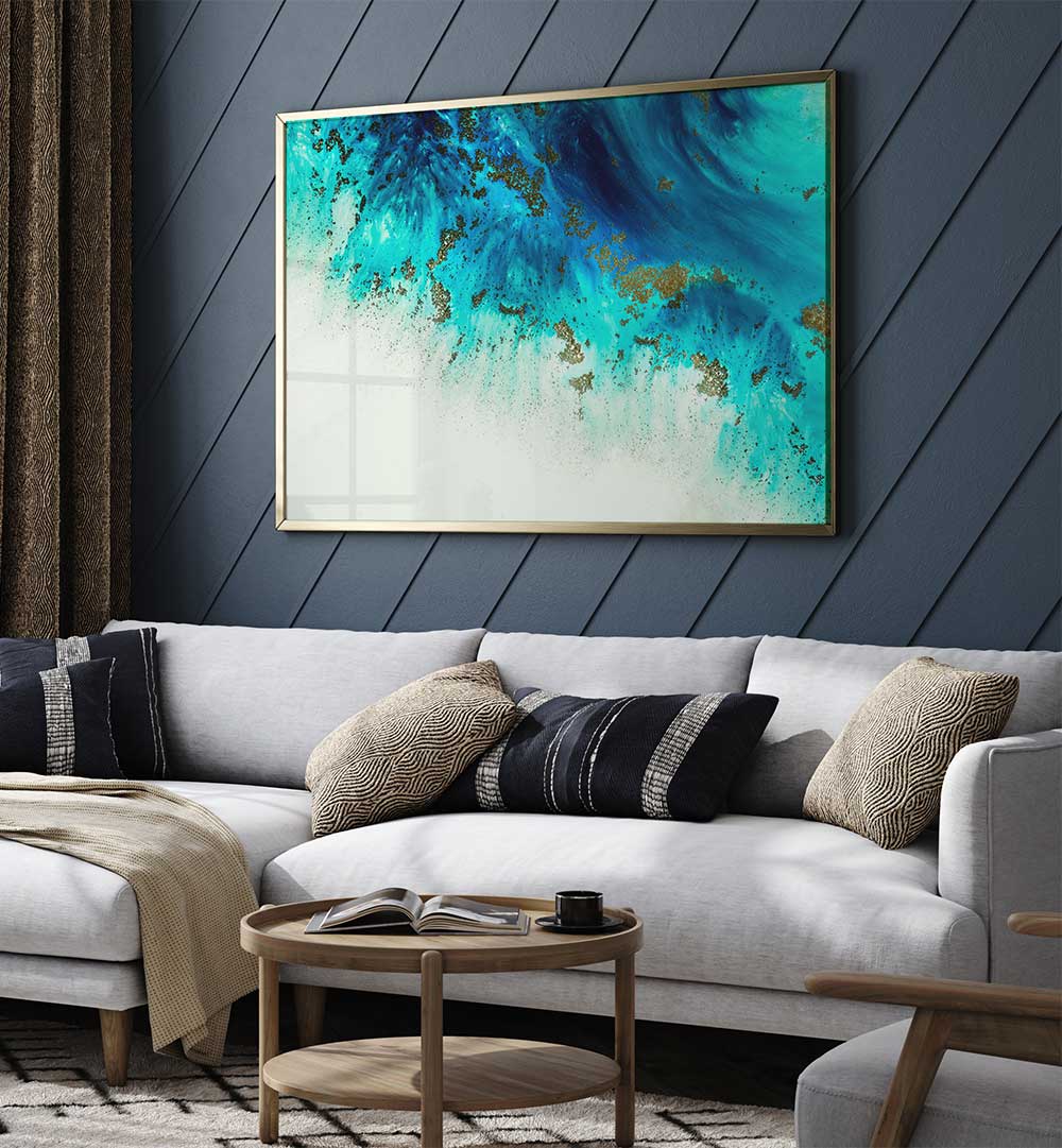Transform your space with ABSTRACT OCEAN, ABSTRACT PAINTINGS showcasing vibrant hues and dynamic textures for your home.