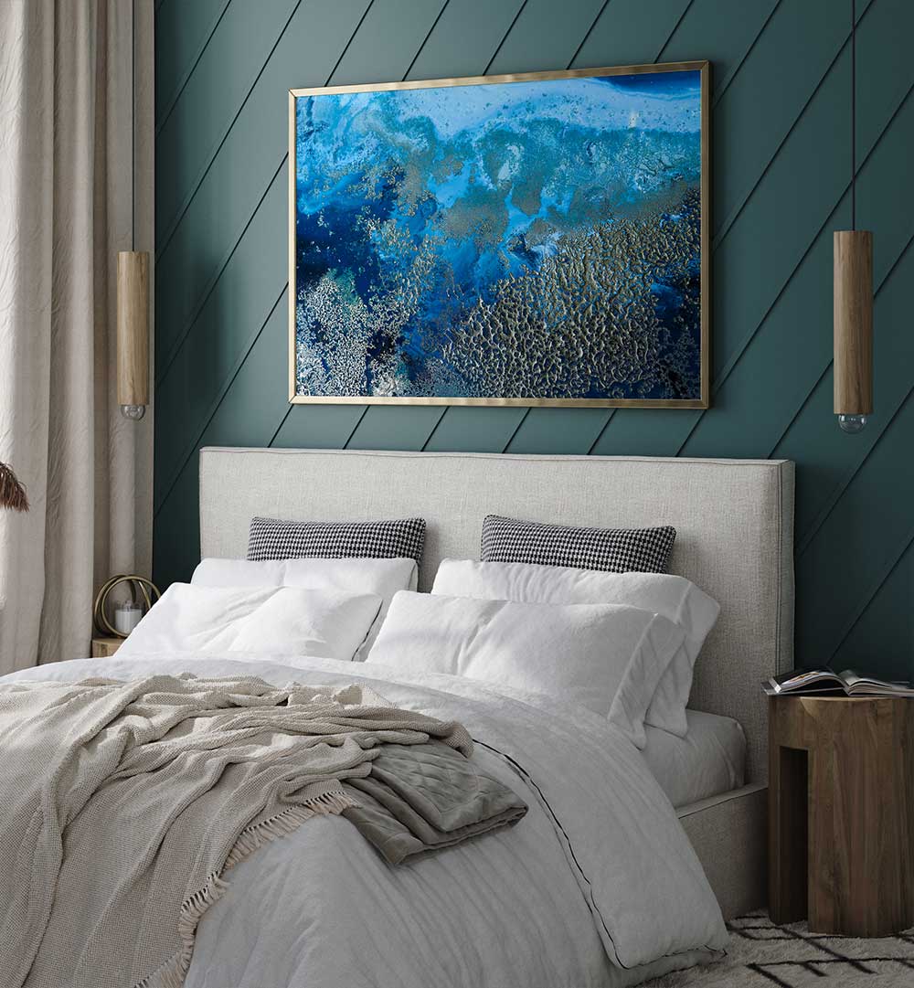 Transform your space with COASTAL REVITALIZE, ABSTRACT PAINTINGS, capturing serene coastal beauty and tranquility.