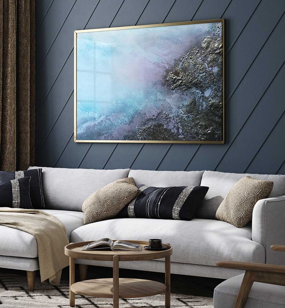 Elevate your decor with MOONLIGHT GLOW, ABSTRACT PAINTINGS, featuring vibrant colors and intricate patterns.