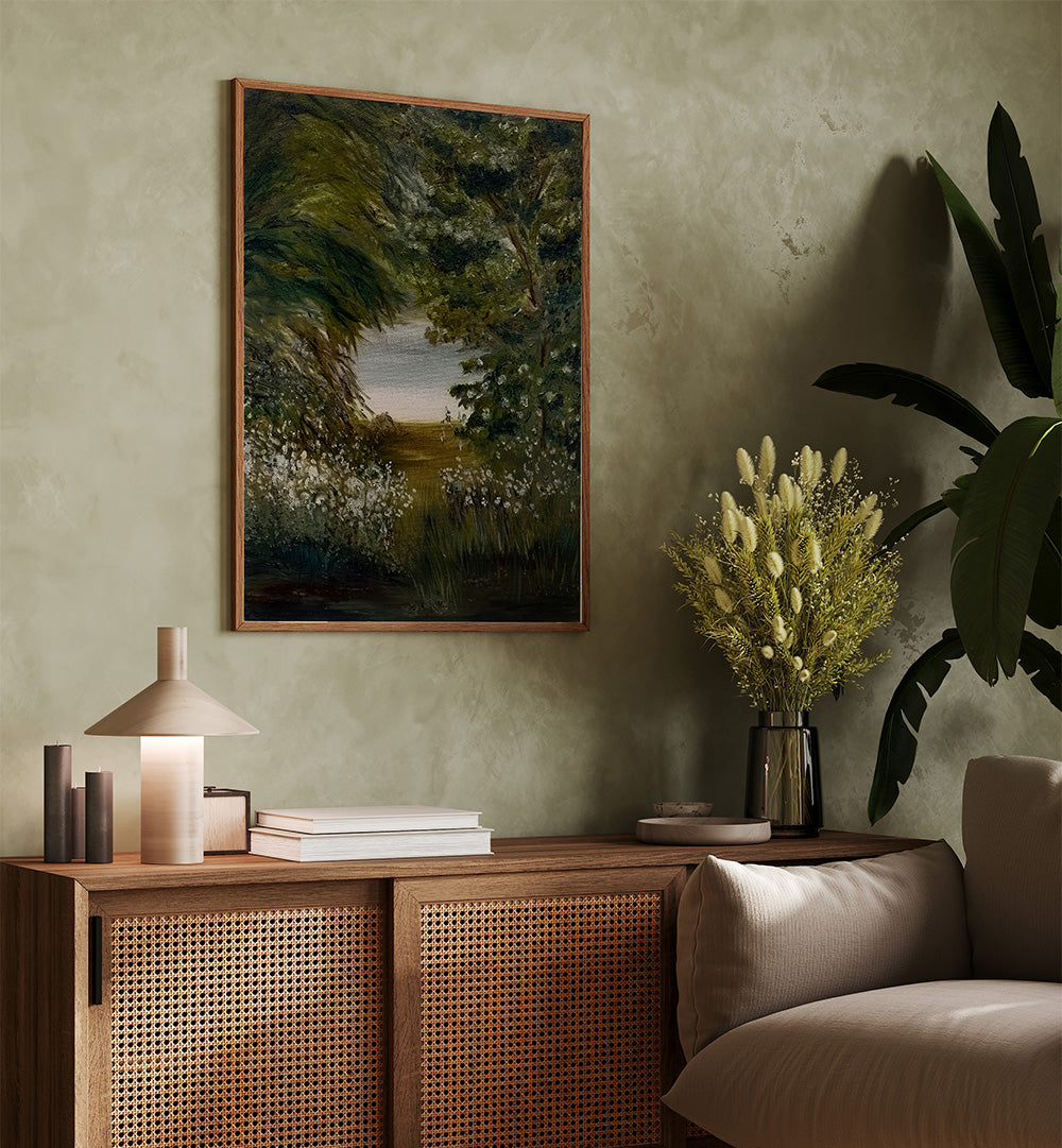 THE LAKES , FLORAL FLOWER PAINTINGS