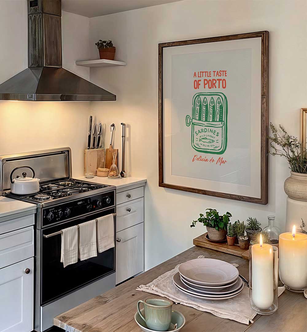 TASTE OF PORTO SARDINES , KITCHEN POSTERS