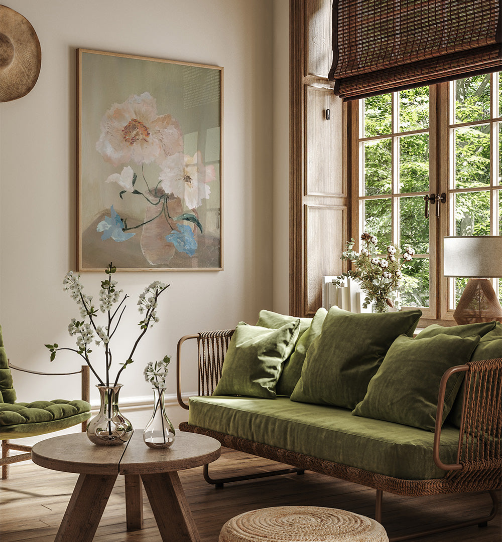 ICELANDIC POPPIES II , FLORAL FLOWER PAINTINGS