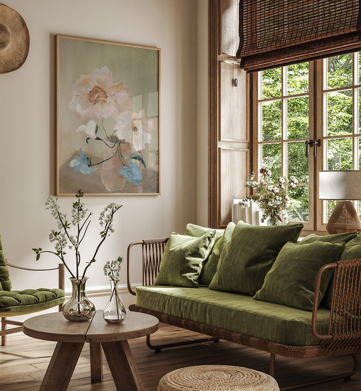 ICELANDIC POPPIES II , FLORAL FLOWER PAINTINGS