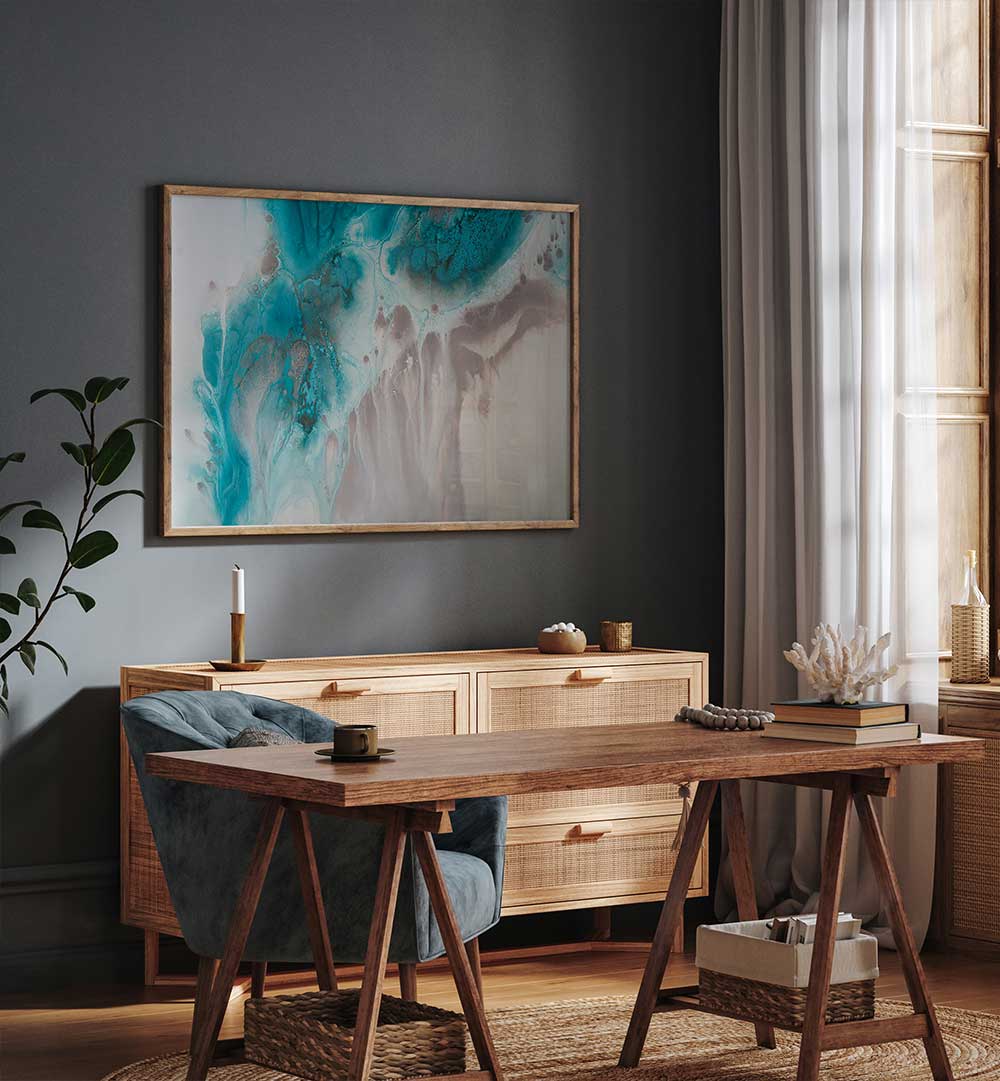 Captivating WITH THE FLOW, ABSTRACT PAINTINGS enhance your space with emotion and creativity for a stunning home decor.