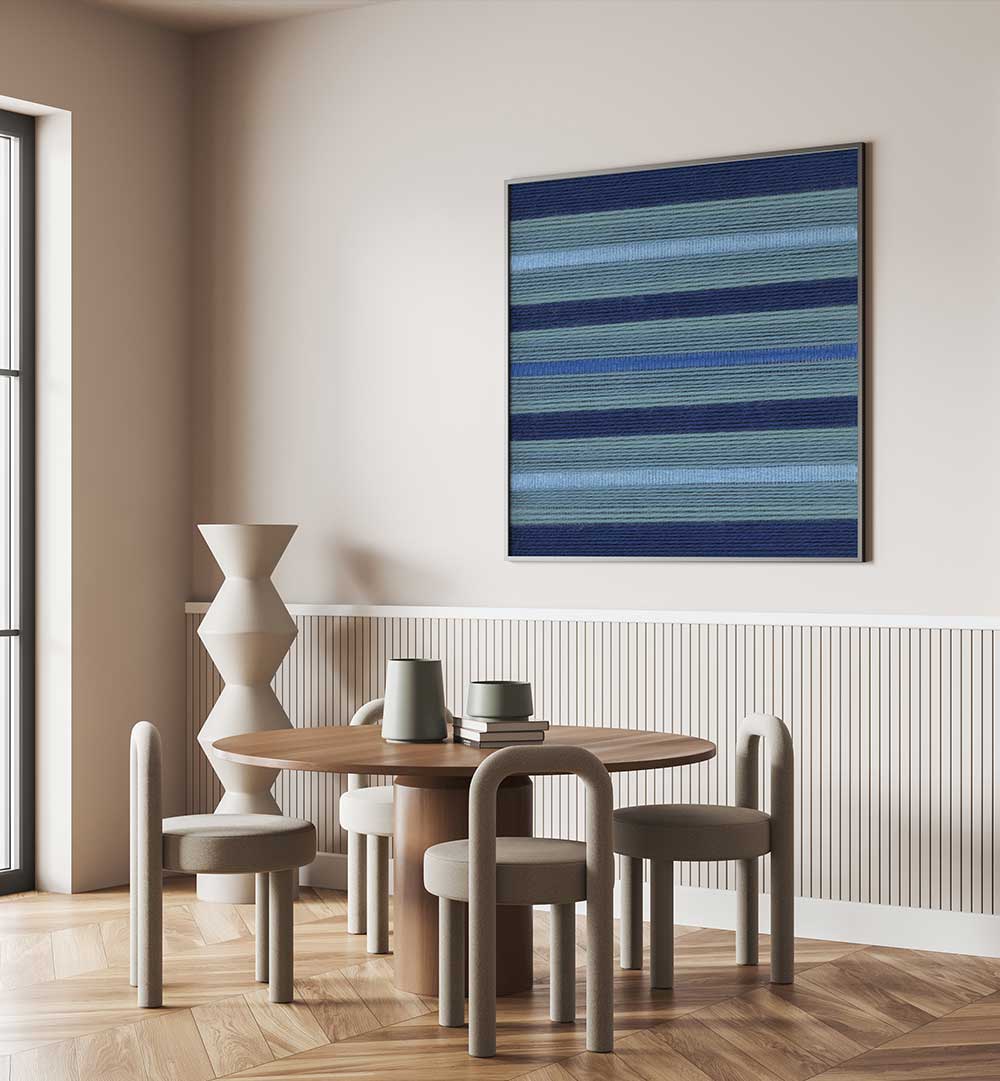 LAGOON BLUE , GEOMETRIC ART PRINTS