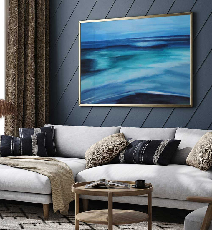 BLUES , ABSTRACT PAINTINGS