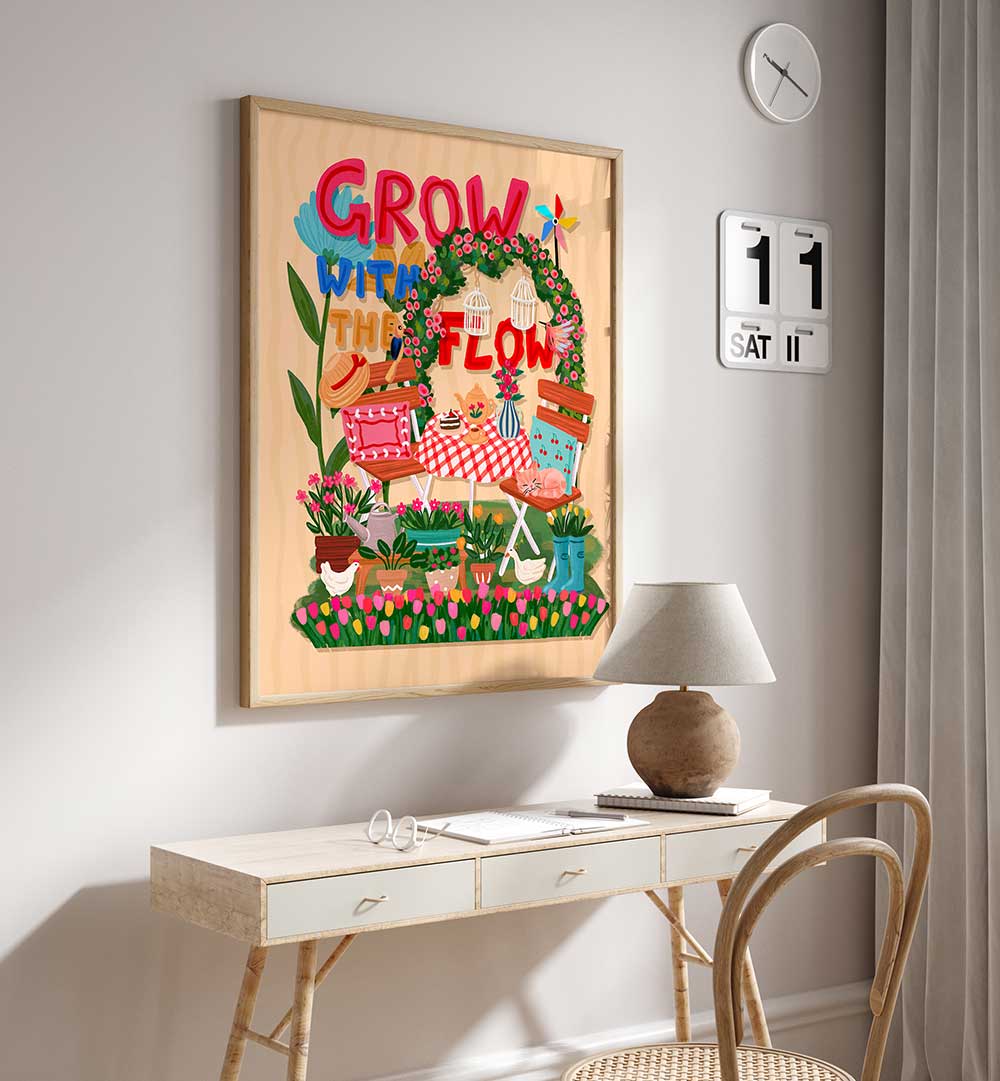 GROW WITH THE FLOW , FASHION POSTERS