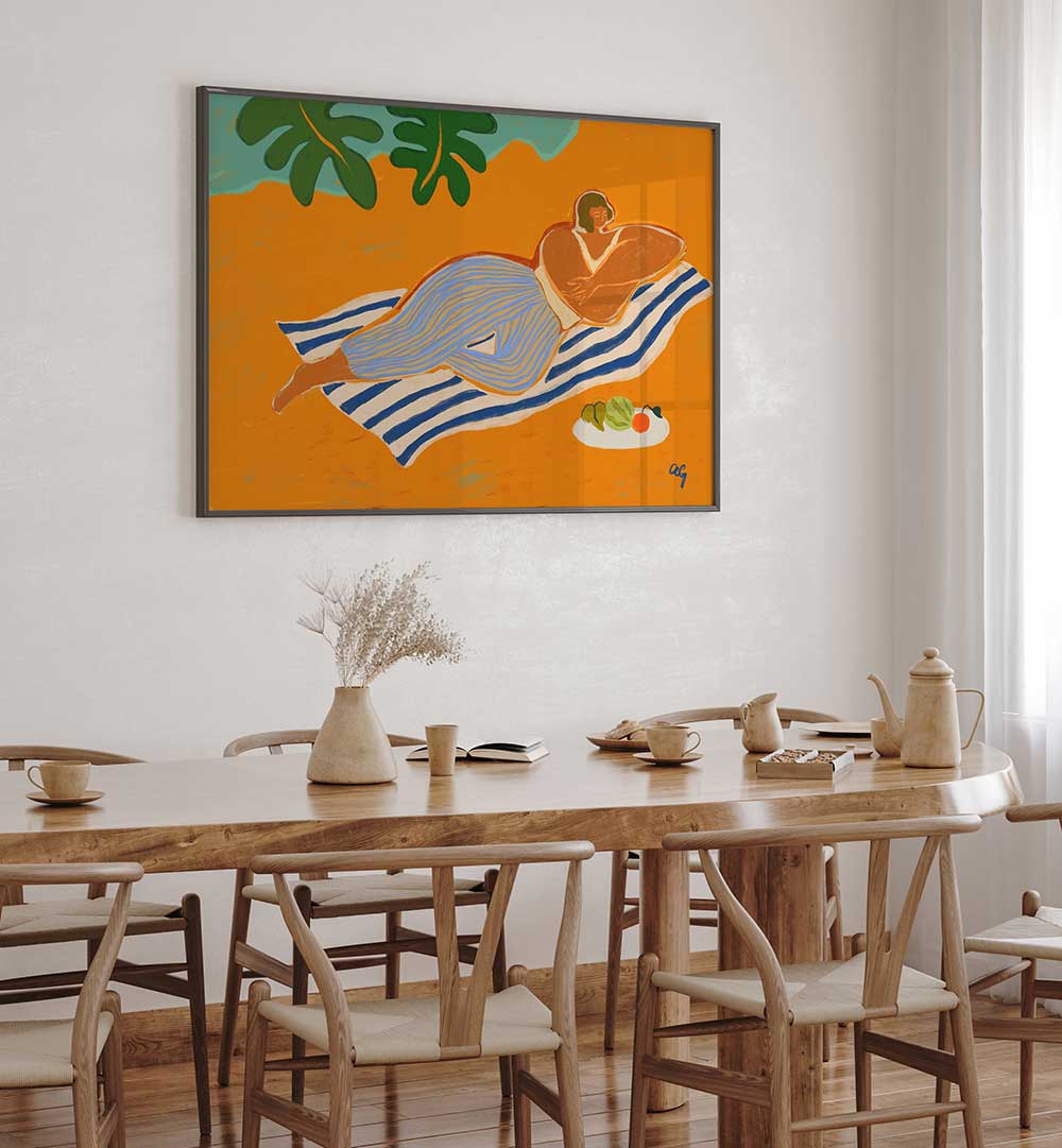 A DAY AT THE BEACH , PORTRAITS & FIGURATIVE ILLUSTRATIONS