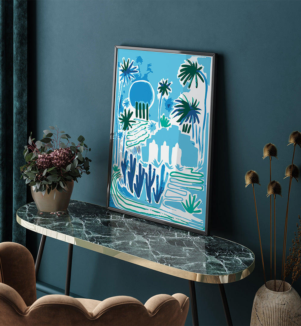 MOROCCO , LANDSCAPE PAINTINGS