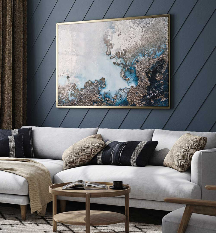 Elevate your decor with OCEANIC TEXTURES, ABSTRACT PAINTINGS that evoke serene ocean vibes and vibrant artistry.