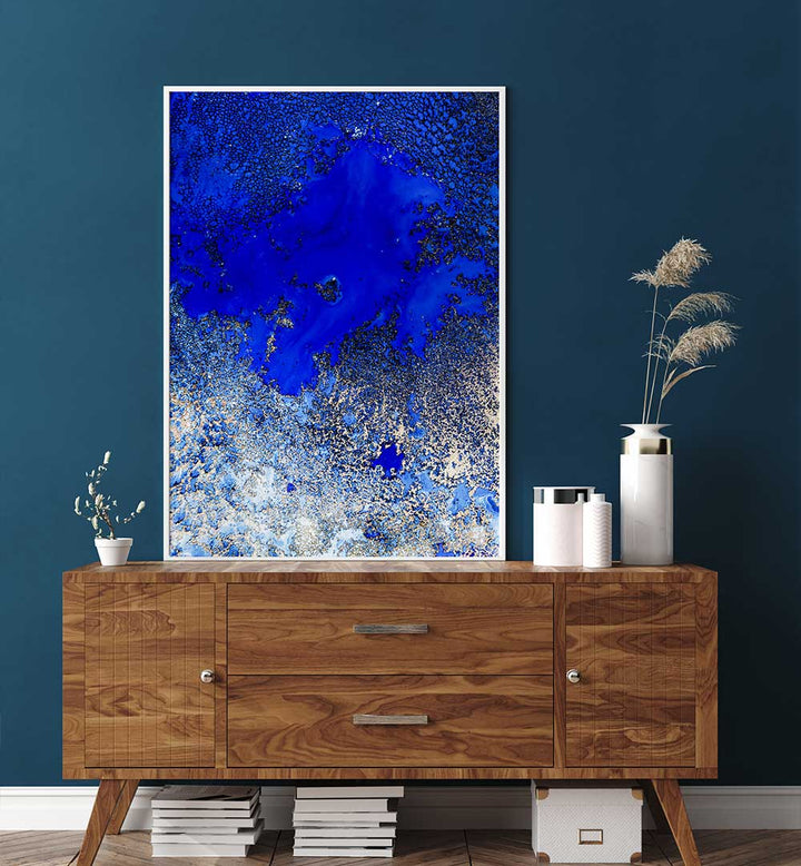 Vibrant SUNLIT REEF II, ABSTRACT PAINTINGS, enhances your space with dynamic colors and contemporary flair.